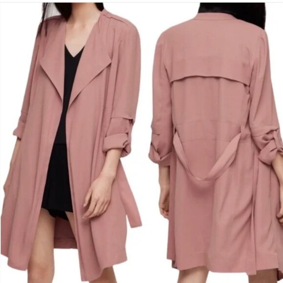Aritzia Babaton Quincey Trench Coat XXS - Picture 2 of 4